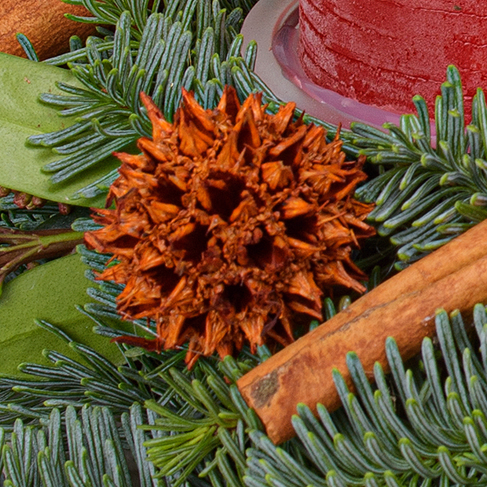 Wreath Nature Christmas (Ø 30 cm) with 3 Ferrero Giotto