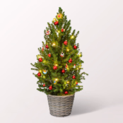 Weihnachtsbaum Weihnachtsmärchen mit LED-Beleuchtung & mit Ferrero Giotto 3er