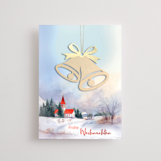 Motivkarte „Frohe Weihnachten“