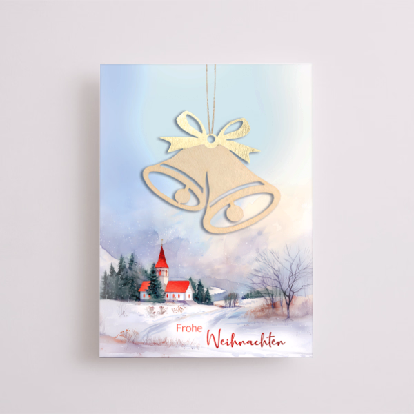 Motivkarte „Frohe Weihnachten“