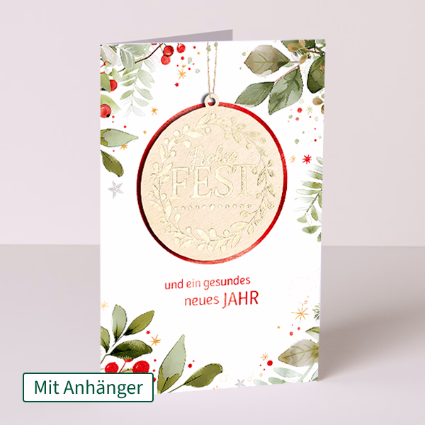 Motivkarte „Frohes Fest“