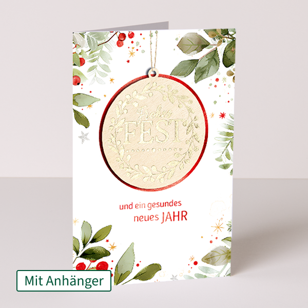 Motivkarte „Frohes Fest“