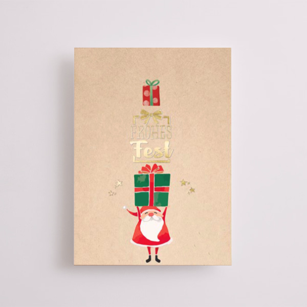 Pop-Up Greeting Card  „Frohes Fest“