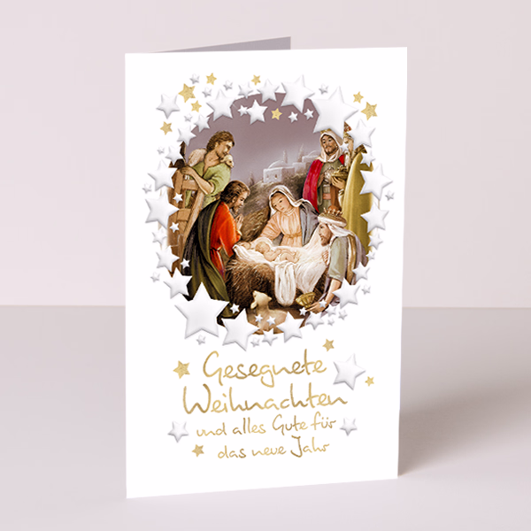 Motivkarte „Gesegnete Weihnachten“