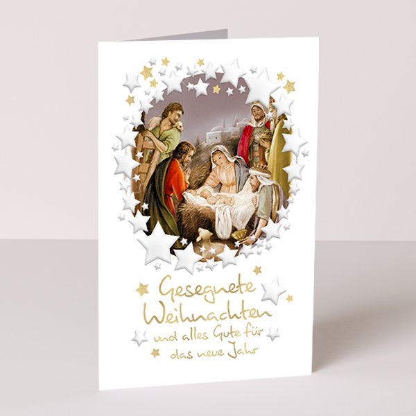 Motivkarte „Gesegnete Weihnachten“