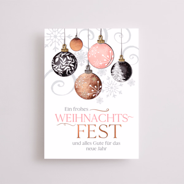 Motivkarte „Ein frohes Weihnachtsfest“