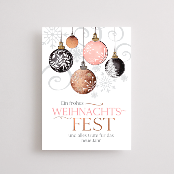 Motivkarte „Ein frohes Weihnachtsfest“