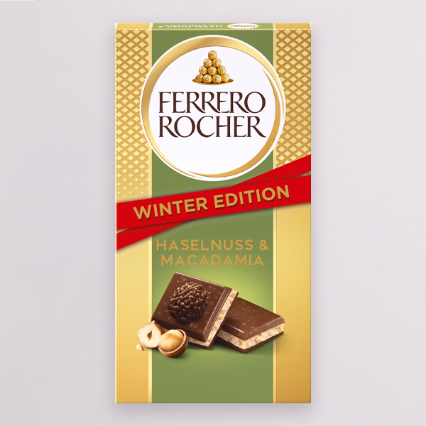 Rocher Tafel Haselnuss & Macadamia (90 g)