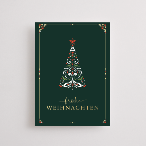 Motivkarte „Frohe Weihnachten“