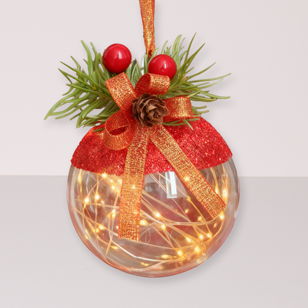 LED Anhänger Weihnachtskugel