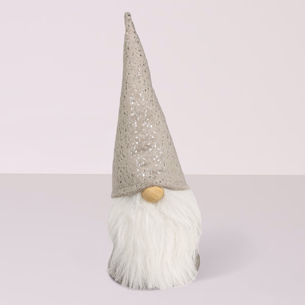 Fabric Gnome with Velvet Hat (22 cm)