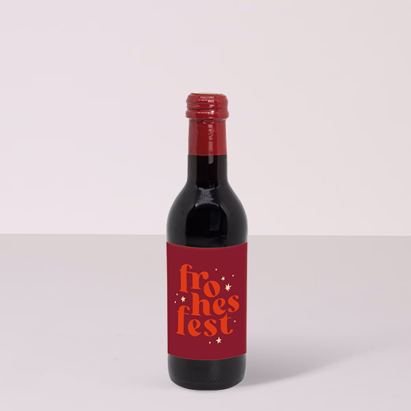 Roter Glühwein „Frohes Fest“ (0,25 l)