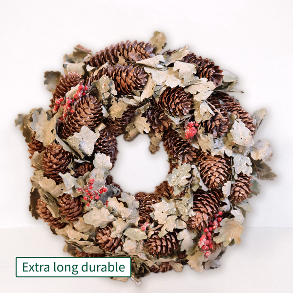 Dry Wreath Red Berry
