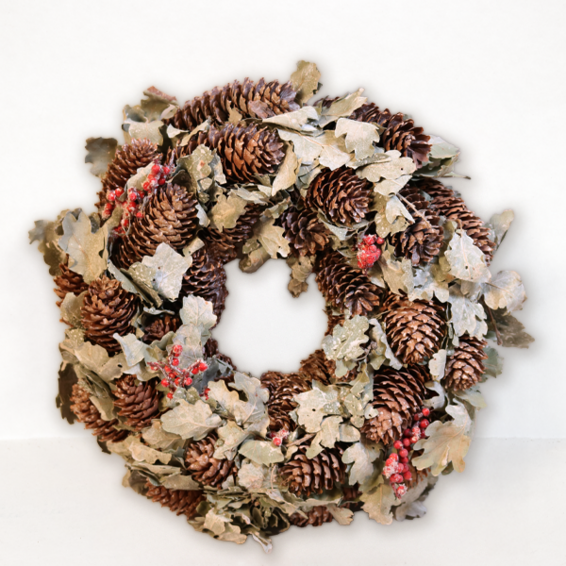 Dry Wreath Red Berry