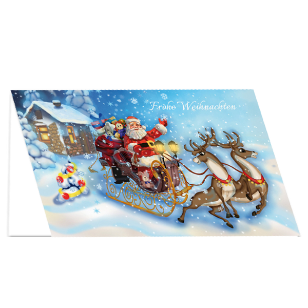 Grußkarte „Frohe Weihnachten“