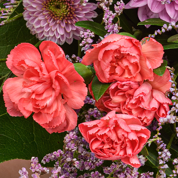 Blumenstrauß Glücksfee mit Vase & Ferrero Giotto