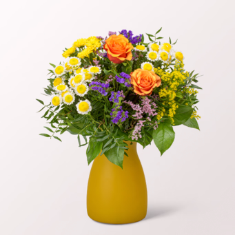 Flower Bouquet Blütenwiese with vase