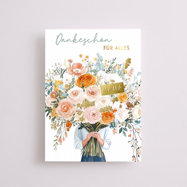 Greeting Card „Dankeschön für alles - Mama“