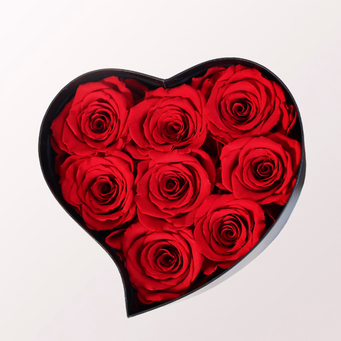 Eternal rose heart