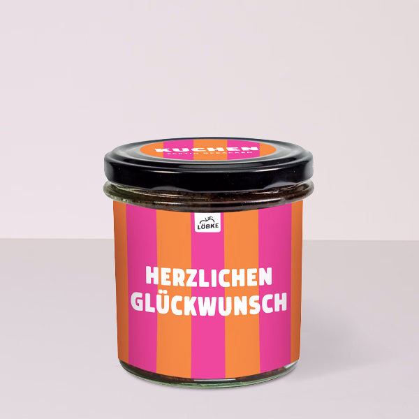 Schokokuchen „Herzlichen Glückwunsch“ (150 g)