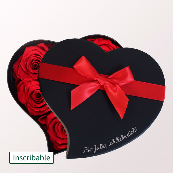 Personalizable Eternal Rose Heart