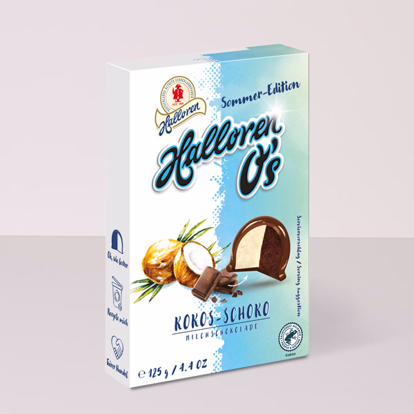 Halloren O’s Kokos & Schoko (125 g)