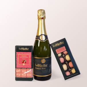 Geschenkbox Erdbeer & Champagner