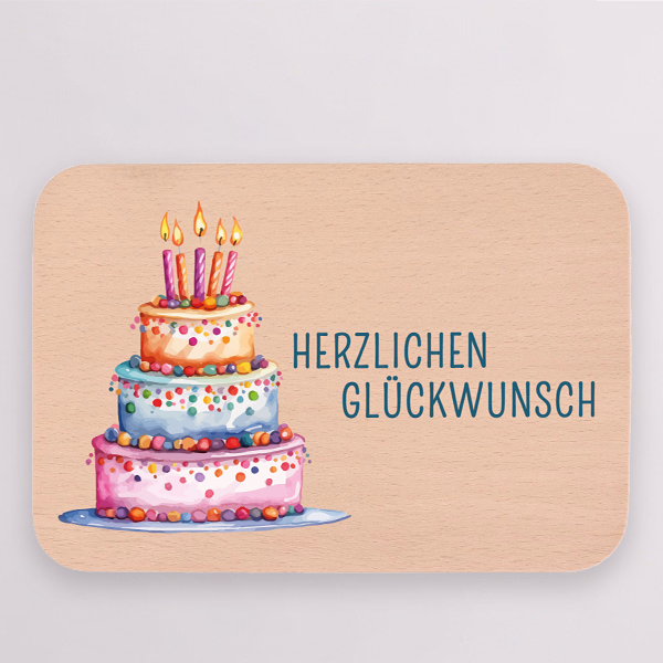 Breakfast Board „Herzlichen Glückwunsch“
