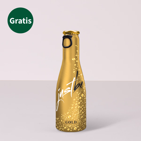 Blumenstrauß Sommergefühl mit „Just Be“ Gold Vino & Erdbeer-Fruchtaufstrich & Vase