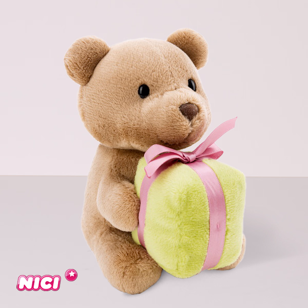 Bärchen mit Geschenk (13 cm)