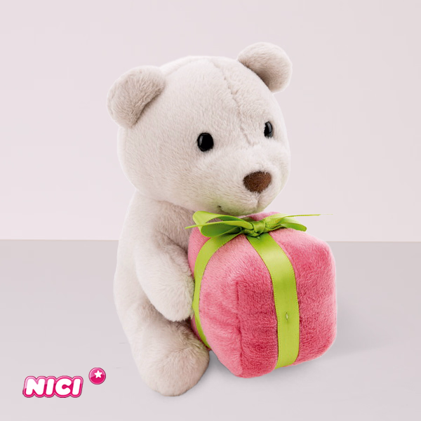 Bärchen mit Geschenk (13 cm)