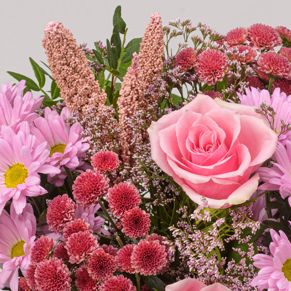 Blumenstrauß Schöner Herbst mit Halloren Kugeln & Vase