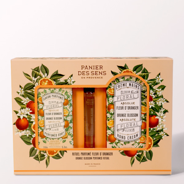 Pflegendes Wellnessset Orangenblüte