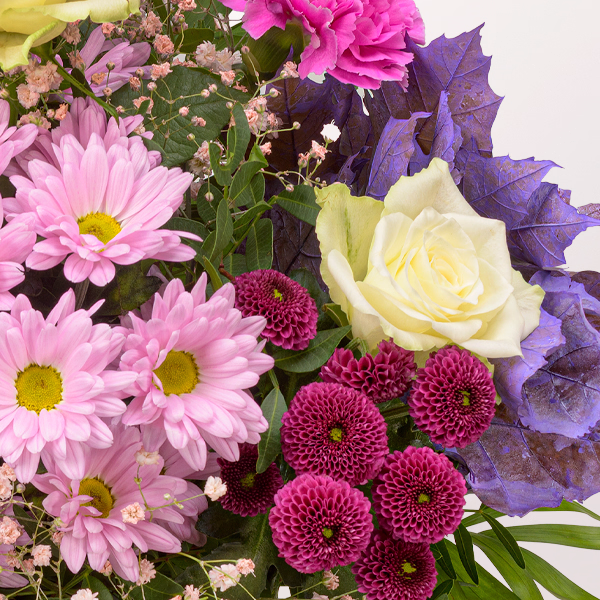 Premium Bouquet Herbstparty with Premium Vase & Halloren Balls