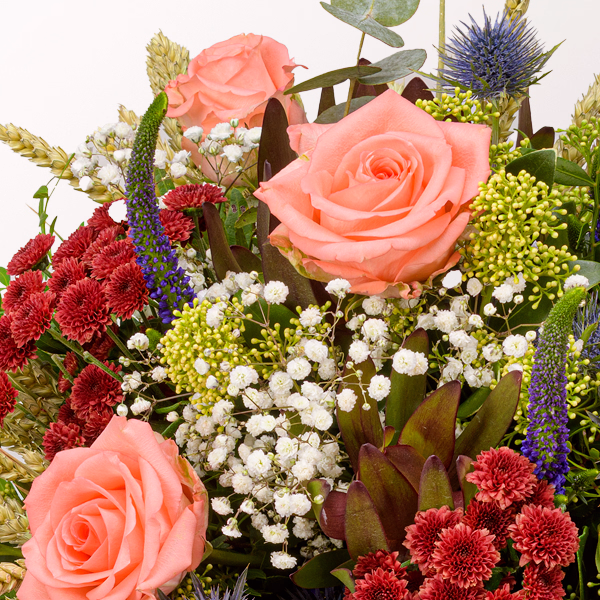 Premium Bouquet Autumn Magic with Premium Vase & Halloren Balls
