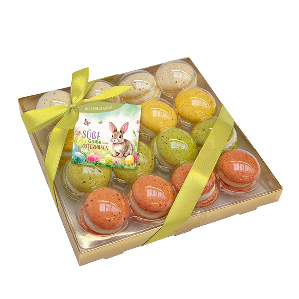Macarons „Süße Grüße vom Osterhasen“