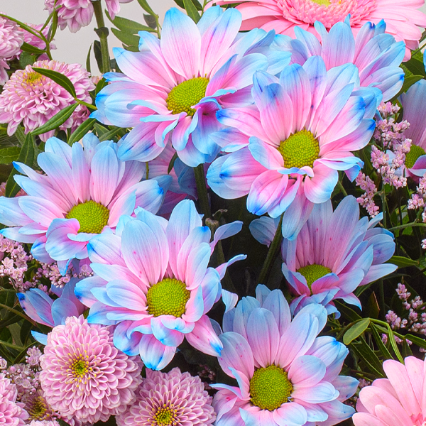 Flower Bouquet Muttertagszauber with vase & 3 Ferrero Giotto