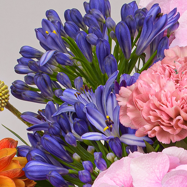 Blumenstrauß Blütenmelodie mit Vase & Ferrero Giotto 3er