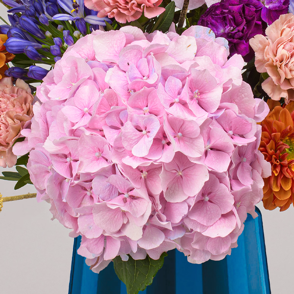 Blumenstrauß Blütenmelodie mit Vase & Ferrero Giotto 3er