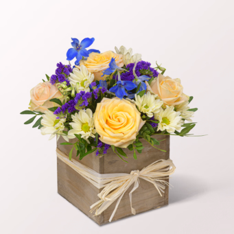 Arrangement Joy with 3 Ferrero Giotto