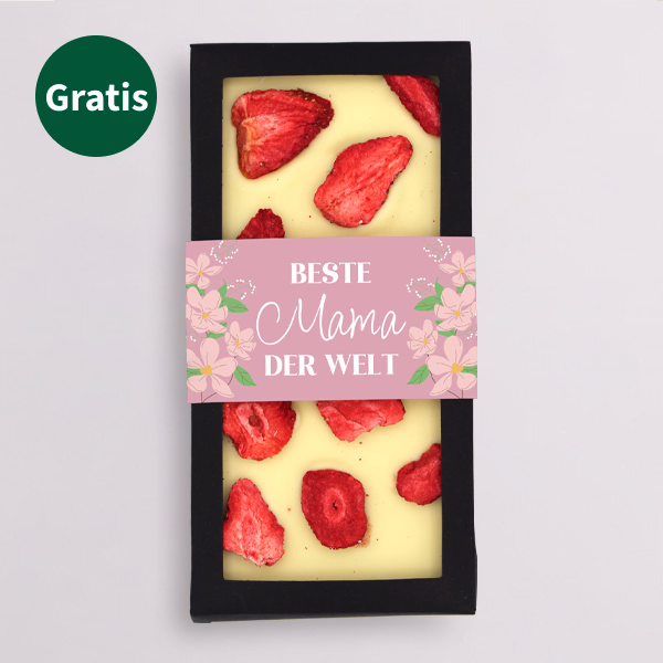 Schokoladentafel „Beste Mama der Welt“ (90 g)