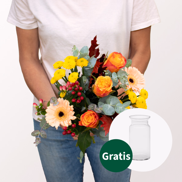 Blumenstrauß Harmony mit Vase