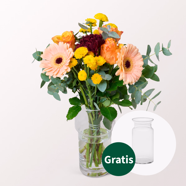 Blumenstrauß Harmony mit Vase