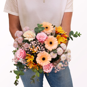 Blumenstrauß Glücksgefühl