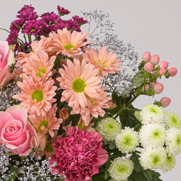 Blumenmix Winter Breeze mit Halloren Kugeln