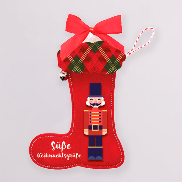 Nutcracker Chocolate Boots „süße Weihnachtsgrüße“ (37,5 g)