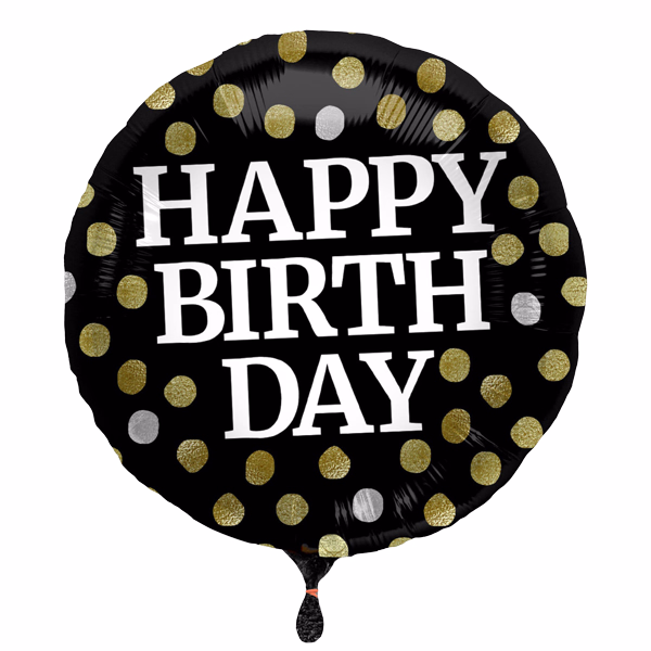 Heliumballon-Geschenk „Happy Birthday“