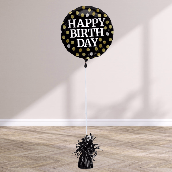 Heliumballon-Geschenk „Happy Birthday“