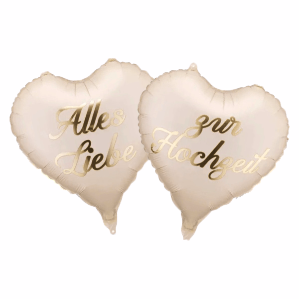 Helium Balloon Gift „Alles Liebe zur Hochzeit“