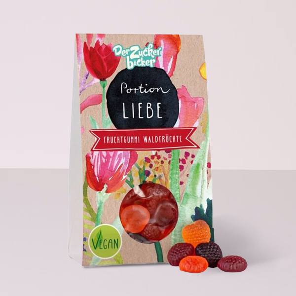 Zuckerbäcker Naschbeutel „Portion Liebe“